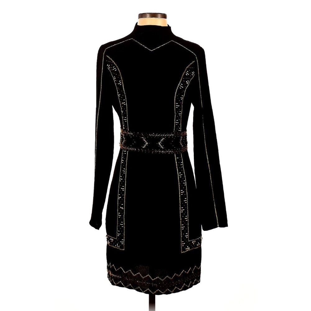 Sparkle and Fade Beaded Cocktail Dress - Small